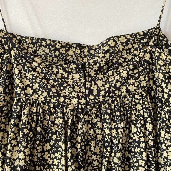 Matteau Tiered Empire Tiered Maxi Dress Golden  Primrose Ditsy Floral Size 8 - Picture 13 of 16
